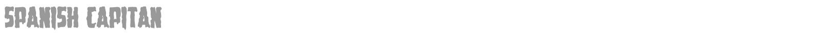 Spanish Capitan font preview